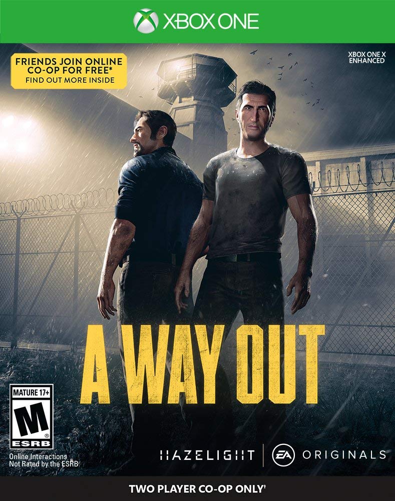 A Way Out - Xbox One (Renewed) | Co-op Adventure Game | Perfect for Couples & Friends Game Night