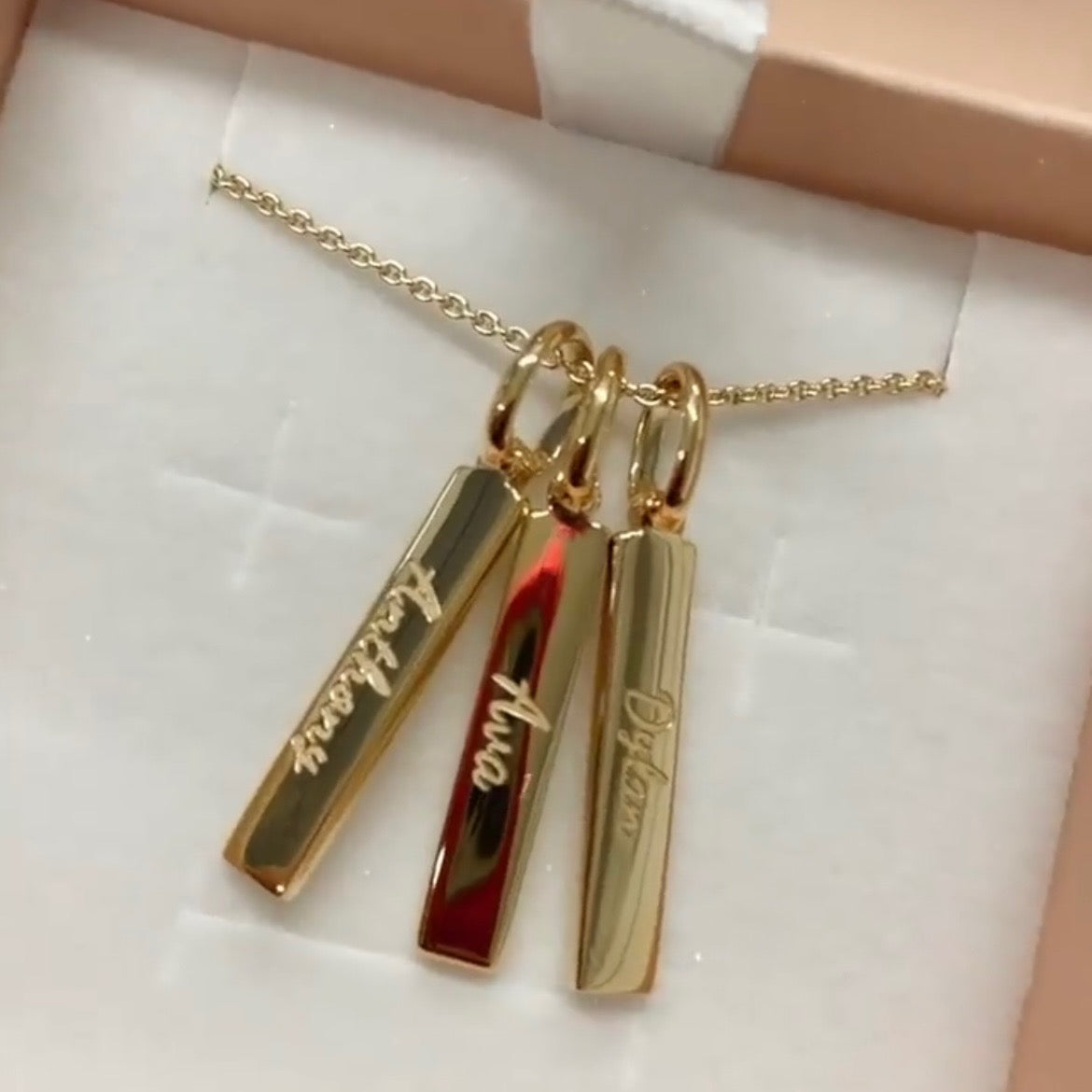Triple Bar Necklace for Women - Minimalist Layered Gold Pendant Necklace - Perfect for Everyday Wear, Gifts & Special Occasions