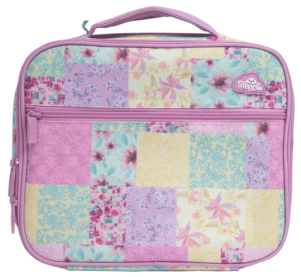 Spencil Insulated Lunch Bag with Chill Pack - Leakproof Thermal Cooler for Work, School & Picnics | Blooming Beauty Floral Design