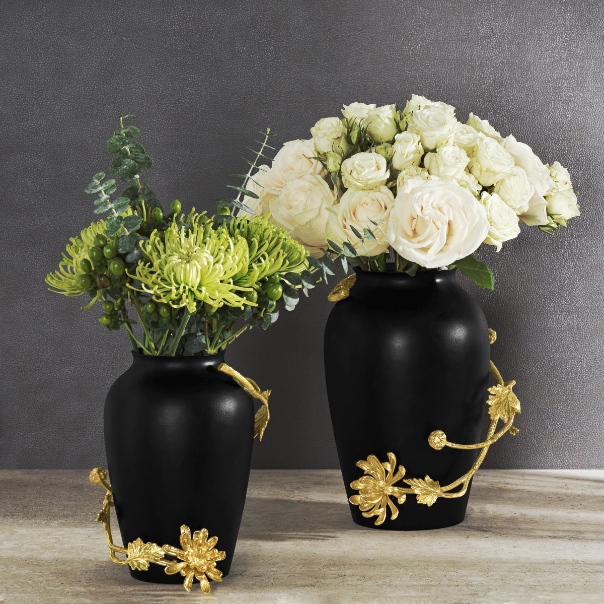 Elegant Dahlia Vase - Handcrafted Ceramic Flower Vase for Home Decor, Wedding Centerpieces & Dining Table Arrangements
