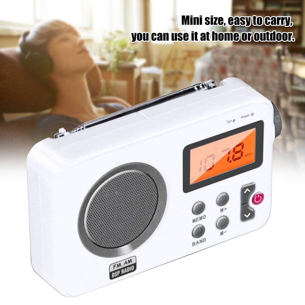 Waterproof Shower Radio Speaker with AM/FM & LCD Display | Portable Bluetooth Stereo for Bathroom, Beach, Hot Tub & Outdoor Use | Perfect for Relaxing Baths, Pool Parties & Camping