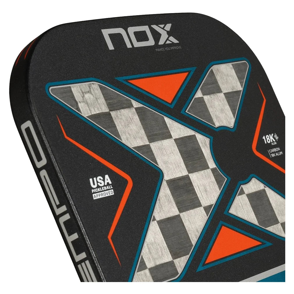 Premium Carbon Fiber Pickleball Paddle - US Open Approved Tournament Racket with Cushion Grip | Perfect for Competitive Play & Outdoor Recreation