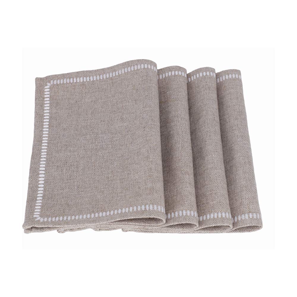 Embroidered Placemats Set of 4 - 12