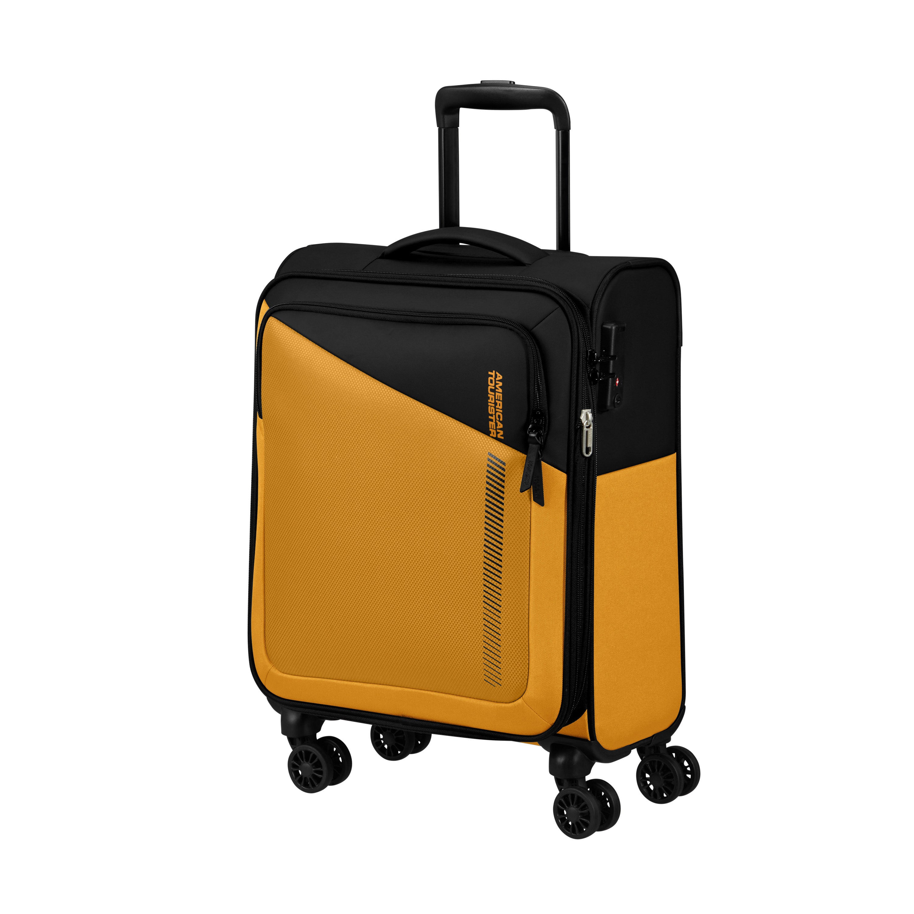 American Tourister Daring Dash Expandable Spinner Carry On Luggage - Lightweight Suitcase for Air Travel, Business Trips & Weekend Getaways