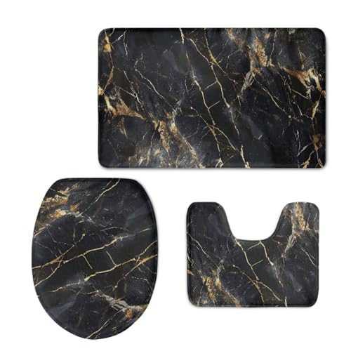 Gold and Black Marble