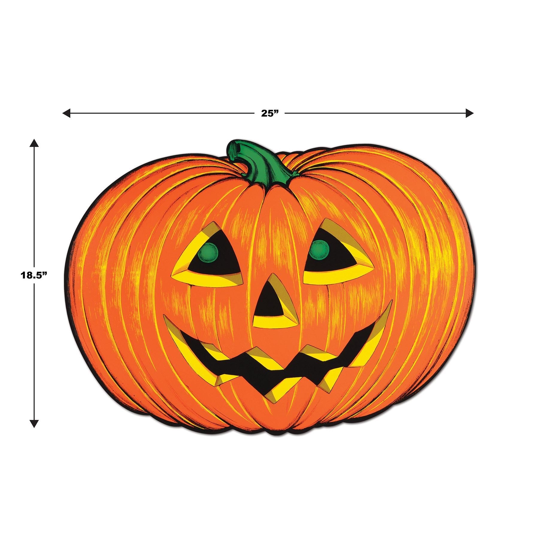 12 Pack Beistle Halloween Party Jack O'Lantern Faces - DIY Pumpkin Carving Stencils for Halloween Decorations & Fall Party Supplies
