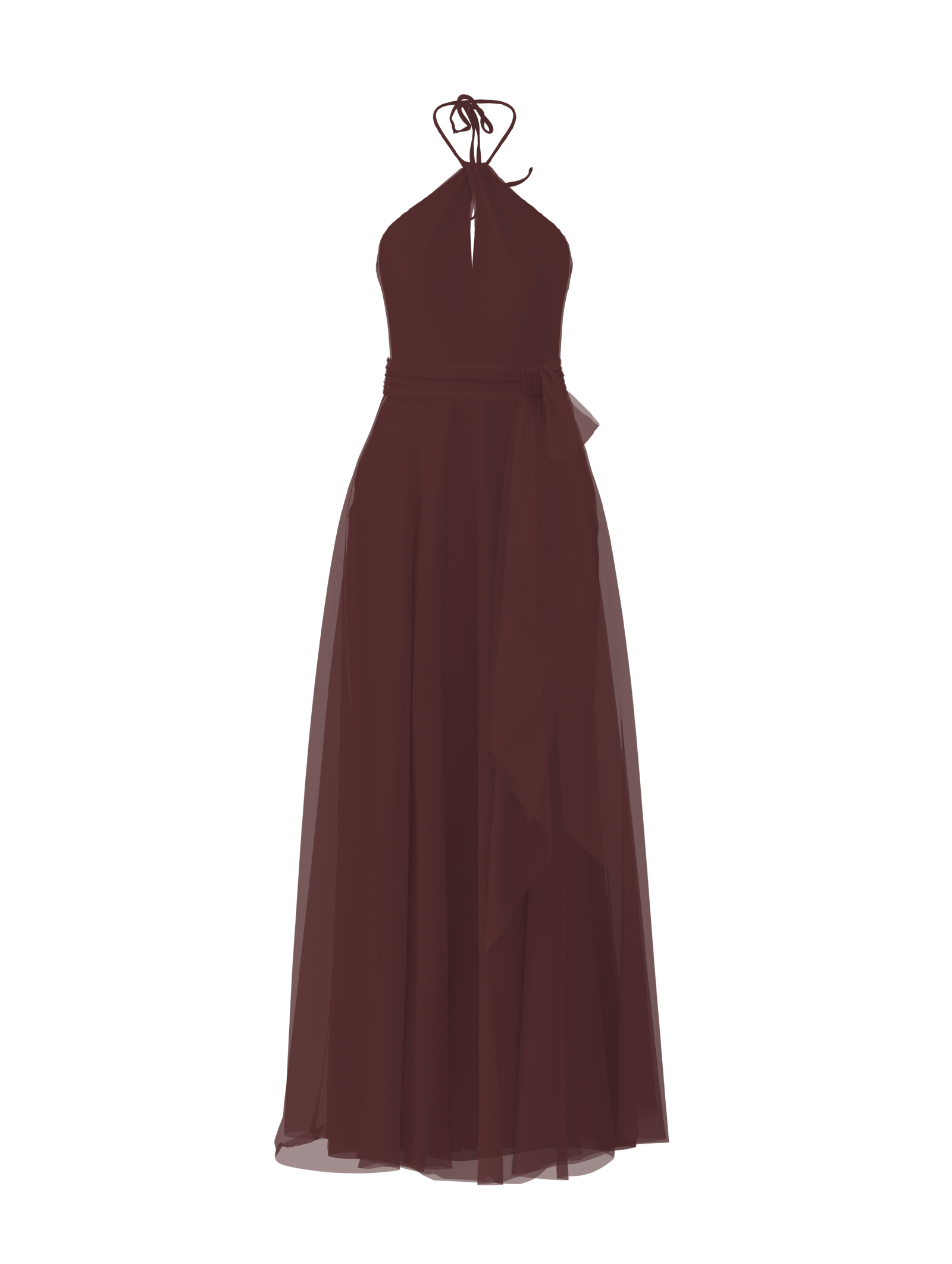 Colby Bodice & Jaycie Skirt with Sash Belt - Elegant Ruby Red Outfit for Parties, Dances & Special Occasions