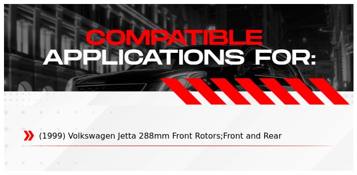 R1 Concepts Premium Ceramic Brake Pads & Rotors Kit - Front & Rear Brake System Replacement for 1999 Volkswagen Jetta | Smooth Stopping Power for Daily Commute & Highway Driving