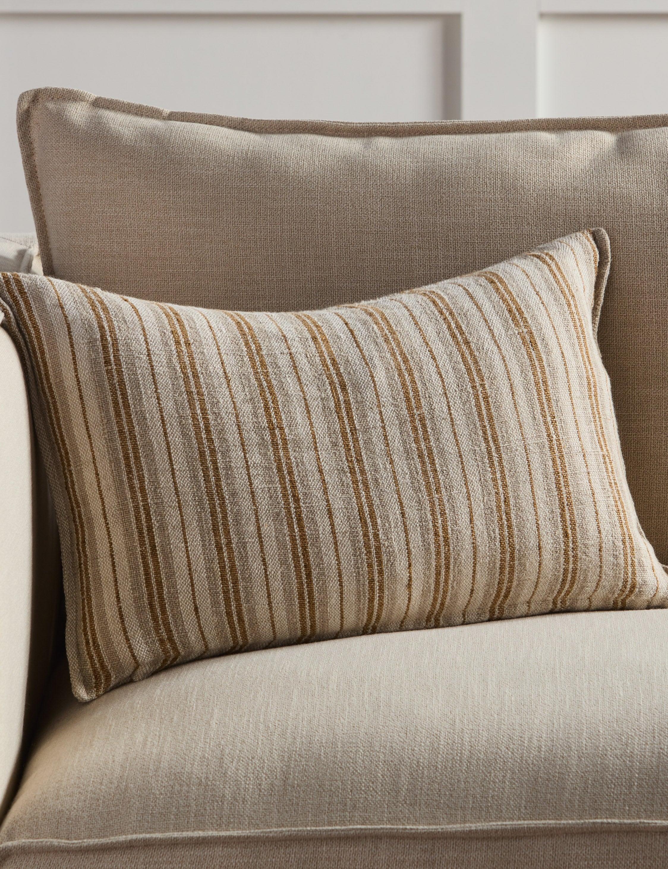 Baptiste Linen Pillow - 100% Natural Linen Cover, Breathable & Hypoallergenic - Perfect for Bedroom, Living Room, or Nursery Decor