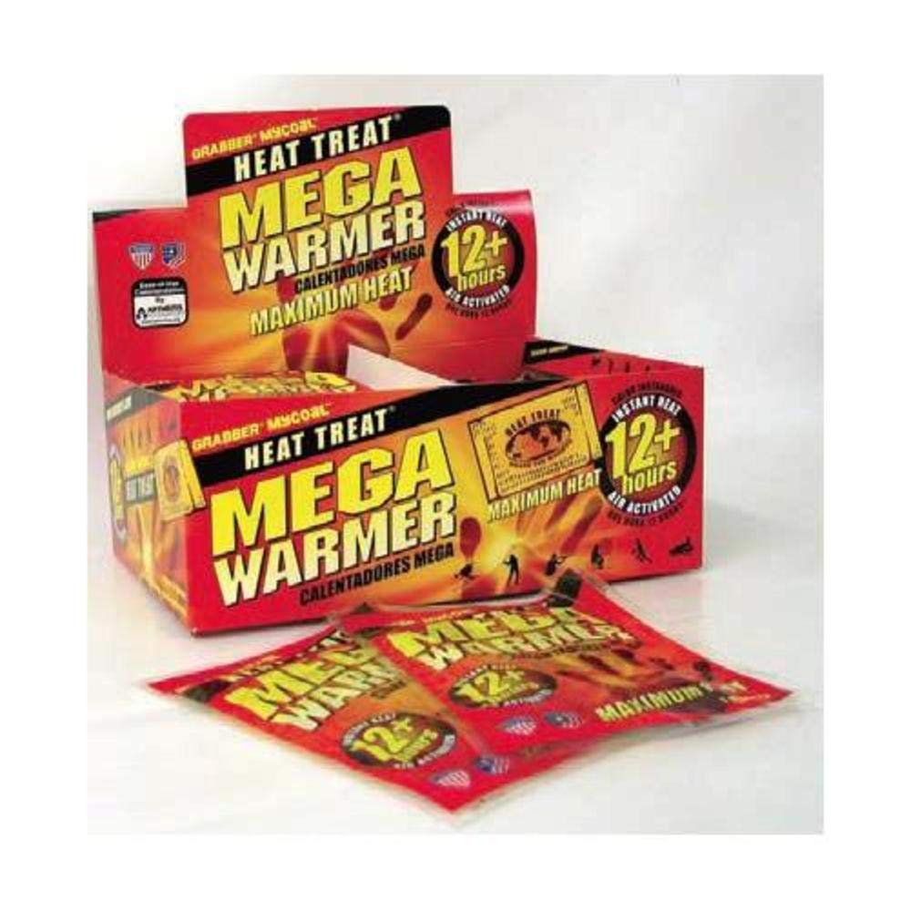 Grabber Mega Warmer - 12 Hour Hand & Body Warmer for Outdoor Activities - Perfect for Hunting, Camping, and Winter Sports