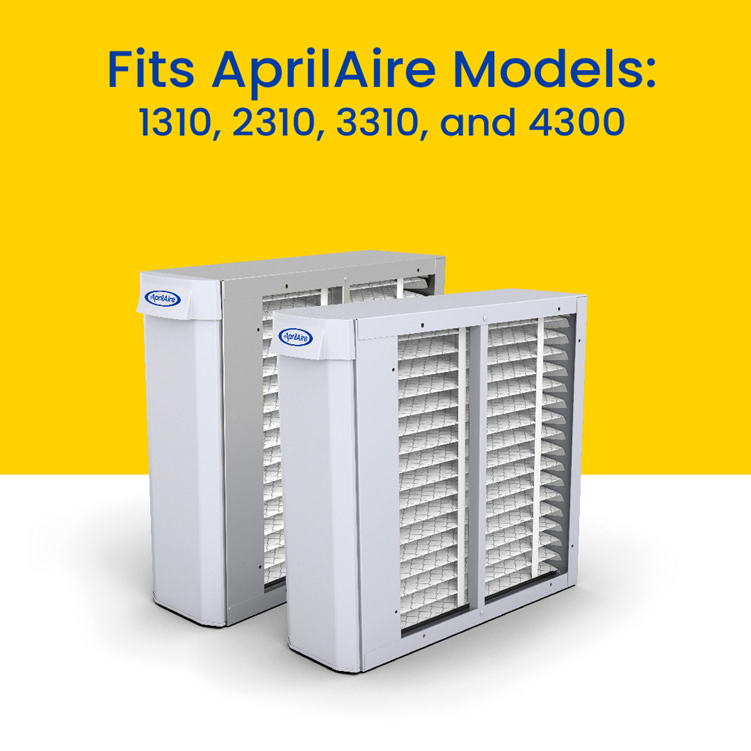 AprilAire 310 Replacement Air Filter - MERV 11, 20x20x4, Pack of 2 - Compatible with AprilAire Whole House Air Purifiers - Reduces Dust, Pollen & Allergens - Ideal for Homes with Pets, Allergies or High Dust Areas