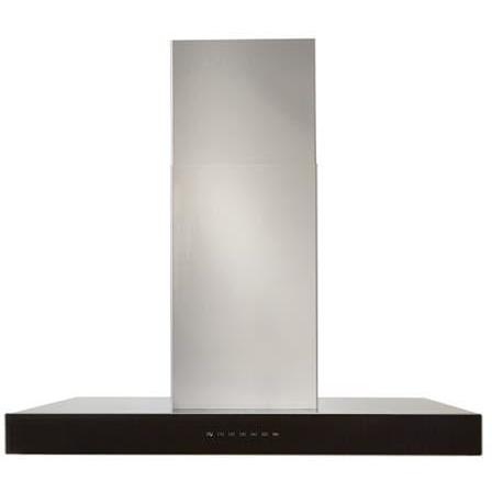 36 Inch Ispira Series Island Range Hood ICB3I36SBB - Stainless Steel Kitchen Vent Hood for Modern Homes | Perfect for Open Kitchens & High Ceilings