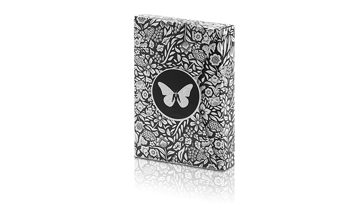Limited Edition Black & White Butterfly Marked Playing Cards - Premium Collectible Deck for Magic Tricks, Cardistry & Poker Games