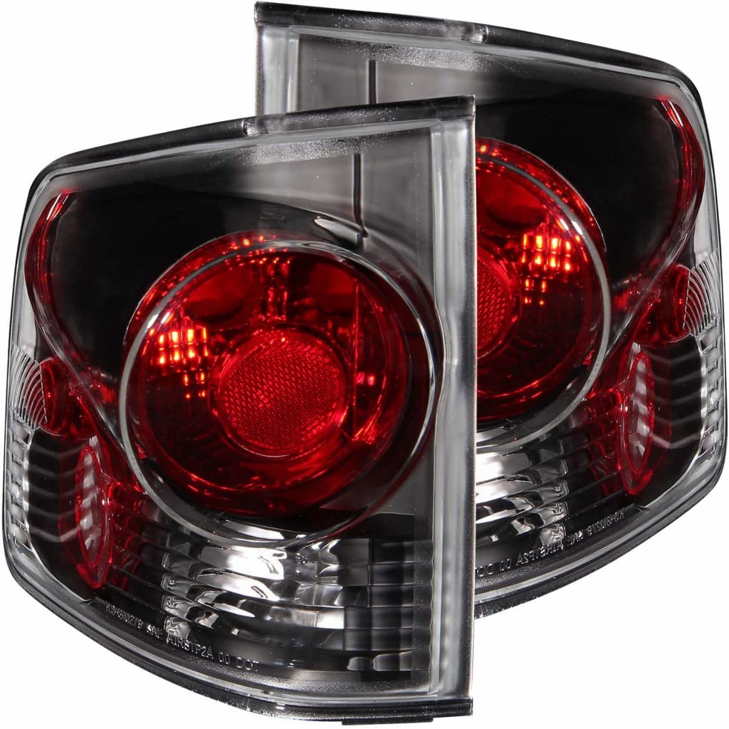 ANZO Dark Smoke 3D LED Tail Lights for 1995-2004 GMC Sonoma - Replacement Car Accessories for Enhanced Style & Night Visibility | Perfect for Off-Roading, Truck Customization & Night Driving
