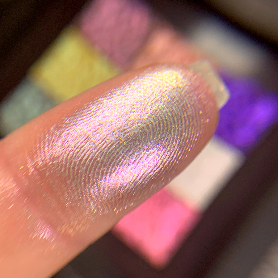 Facet Series 3 Iridescent Multichrome Eyeshadow Palette - Long Lasting Highly Pigmented Makeup for Party, Night Out & Special Occasions