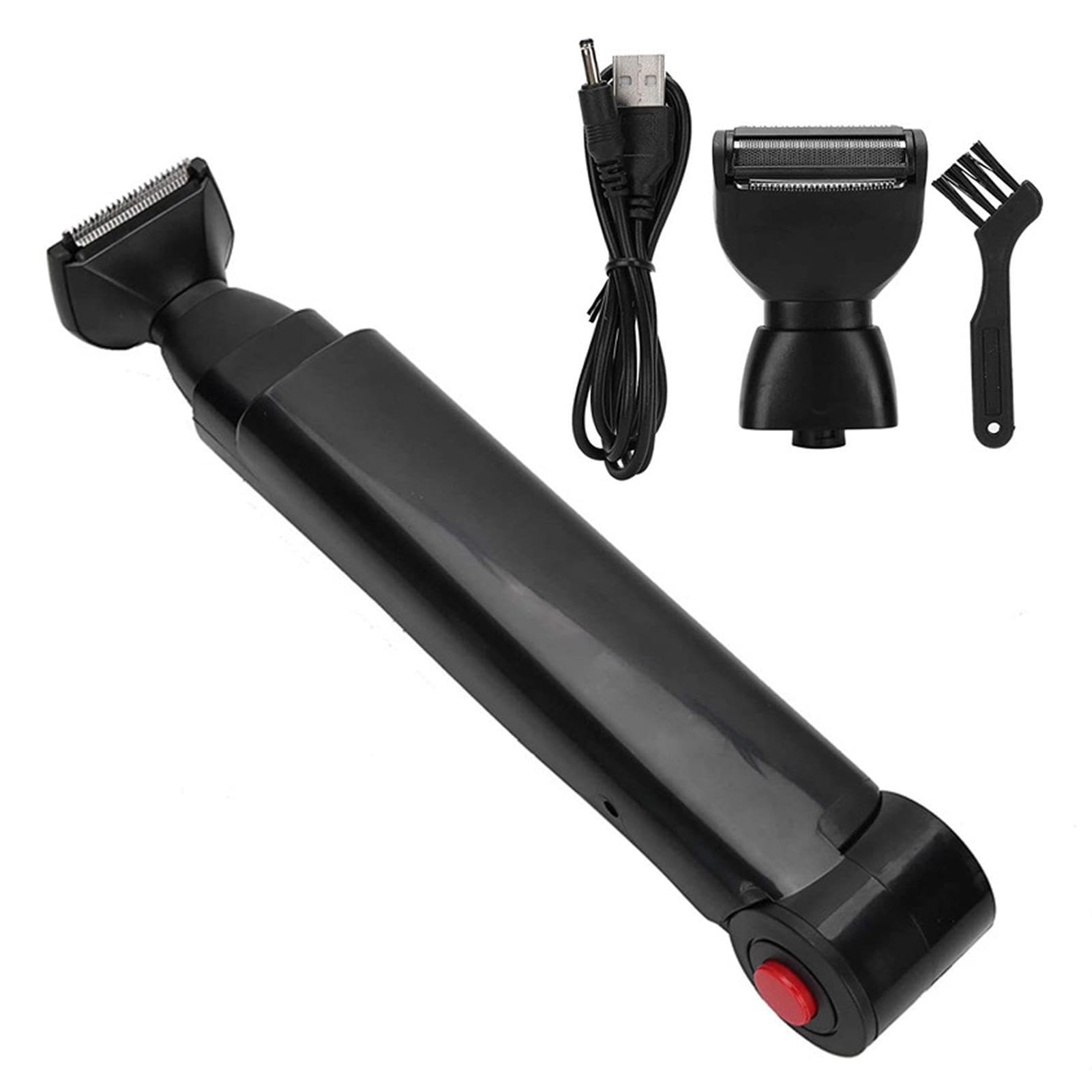 Electric Back Hair Shaver for Men - Long Handle Body Groomer with Safety Blade Technology | Ergonomic Wet/Dry Trimmer for Smooth Shaving | Perfect for Back, Chest & Shoulder Hair Removal at Home or Gym