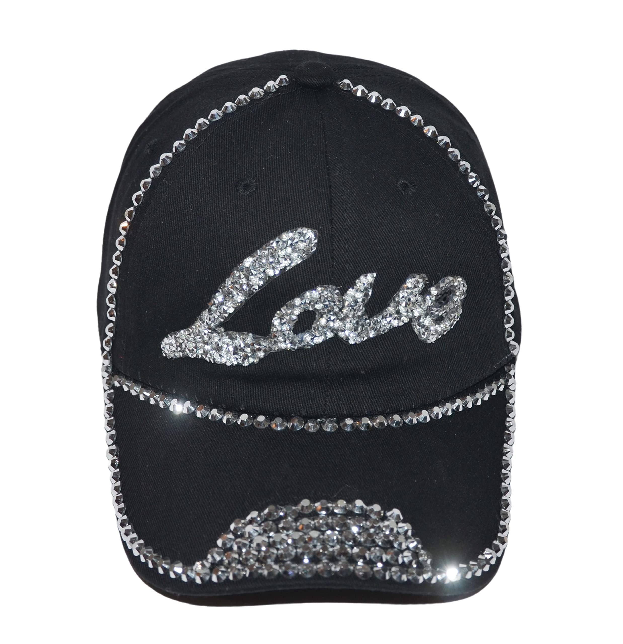 Sparkling Rhinestone Baseball Caps for Women - Stylish Bedazzled & Bejeweled Denim Hats | Trendy Bling Accessories for Parties, Weddings & Casual Outfits
