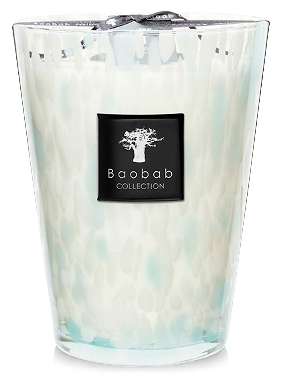 Baobab Pearls Sapphire Scented Candle - Handmade Luxury Home Decor for Relaxation, Meditation & Romantic Ambiance