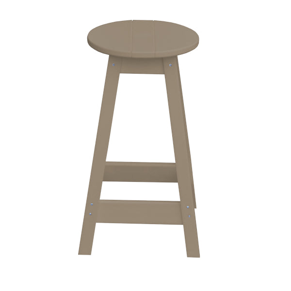 Eco-Friendly Recycled Plastic Counter Stool - Durable & Sustainable Bar Stool for Kitchen Island, Breakfast Nook, or Home Bar - Height Adjustable & Comfortable Seating