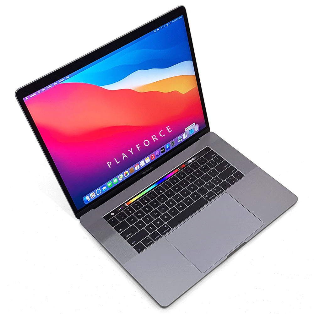 2018 MacBook Pro 15-inch Laptop - Intel Core i7, 16GB RAM, 256GB SSD, Space Gray (Includes AppleCare+) - Perfect for Graphic Design, Video Editing & Business Professionals