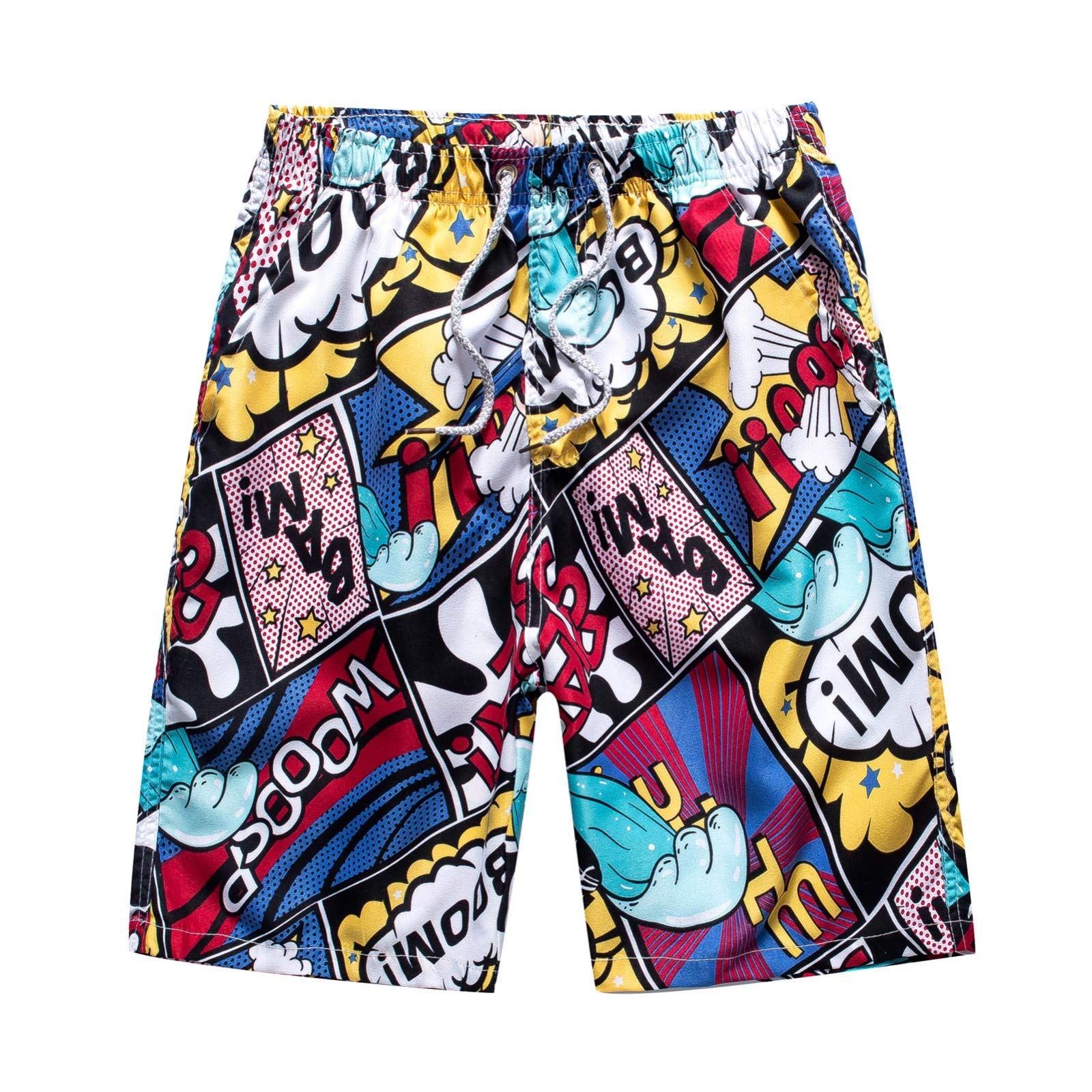 **Men's Quick-Dry Swim Trunks with Stylish Design - Perfect for Beach, Pool & Summer Outdoor Activities**