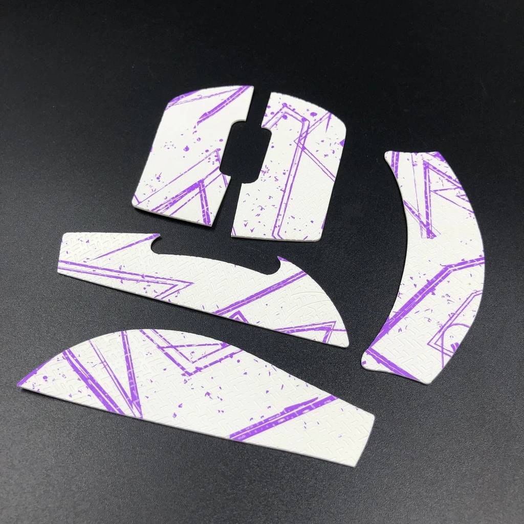 BT.L Mouse Grip for Logitech G Pro X Superlight & Superlight 2 - Premium Anti-Slip Gaming Mouse Grip Tape (White & Purple) - Perfect for FPS, MOBA, and Esports Gaming