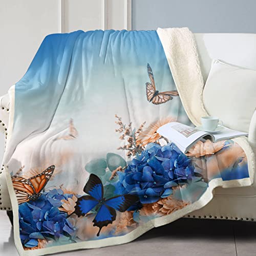 Blue Orange Butterfly