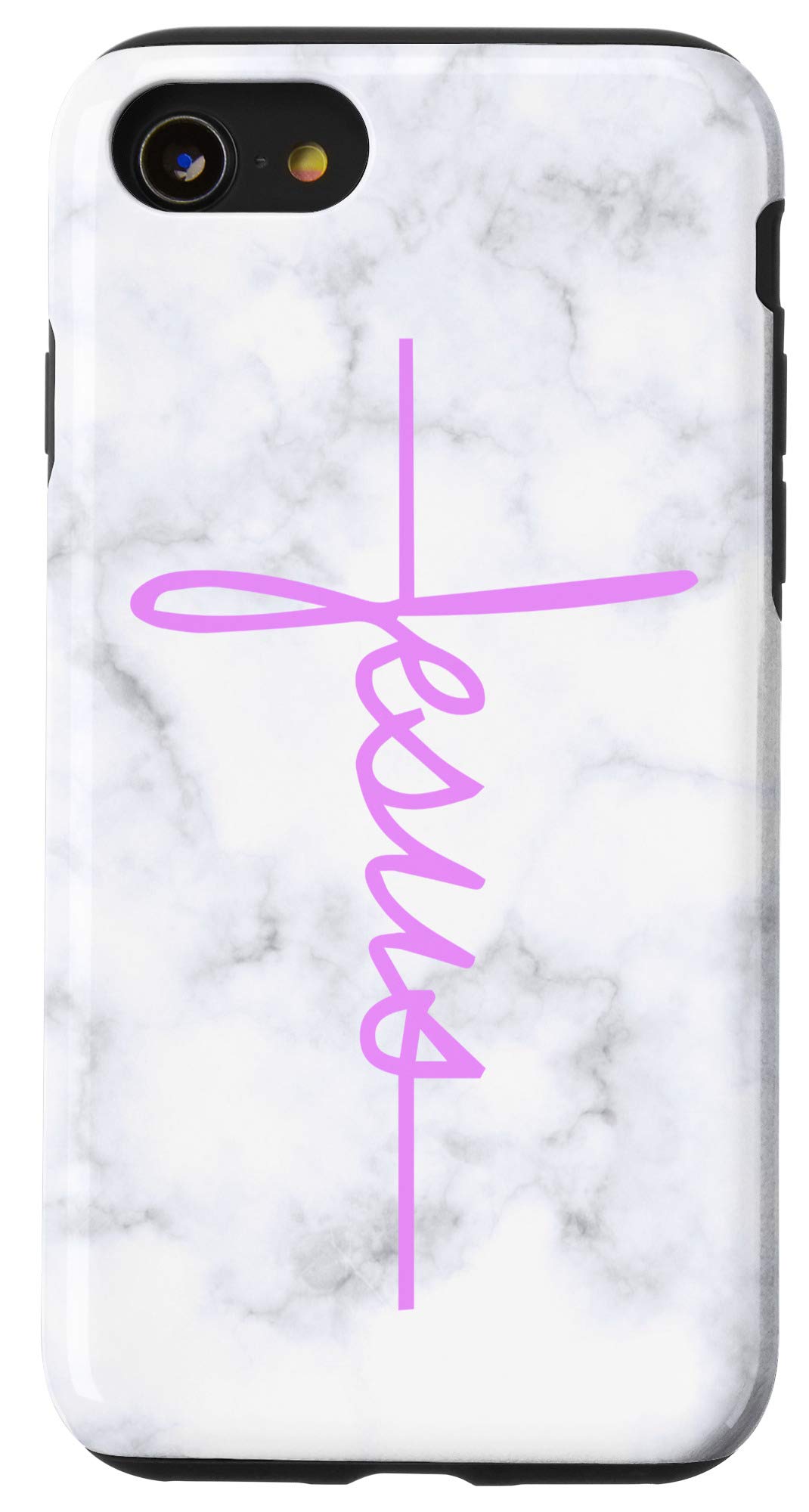 iPhone SE (2020)/7/8 Christian Phone Case with Jesus Cross Design - Religious Gift for Women - Perfect for Church, Bible Study & Daily Protection