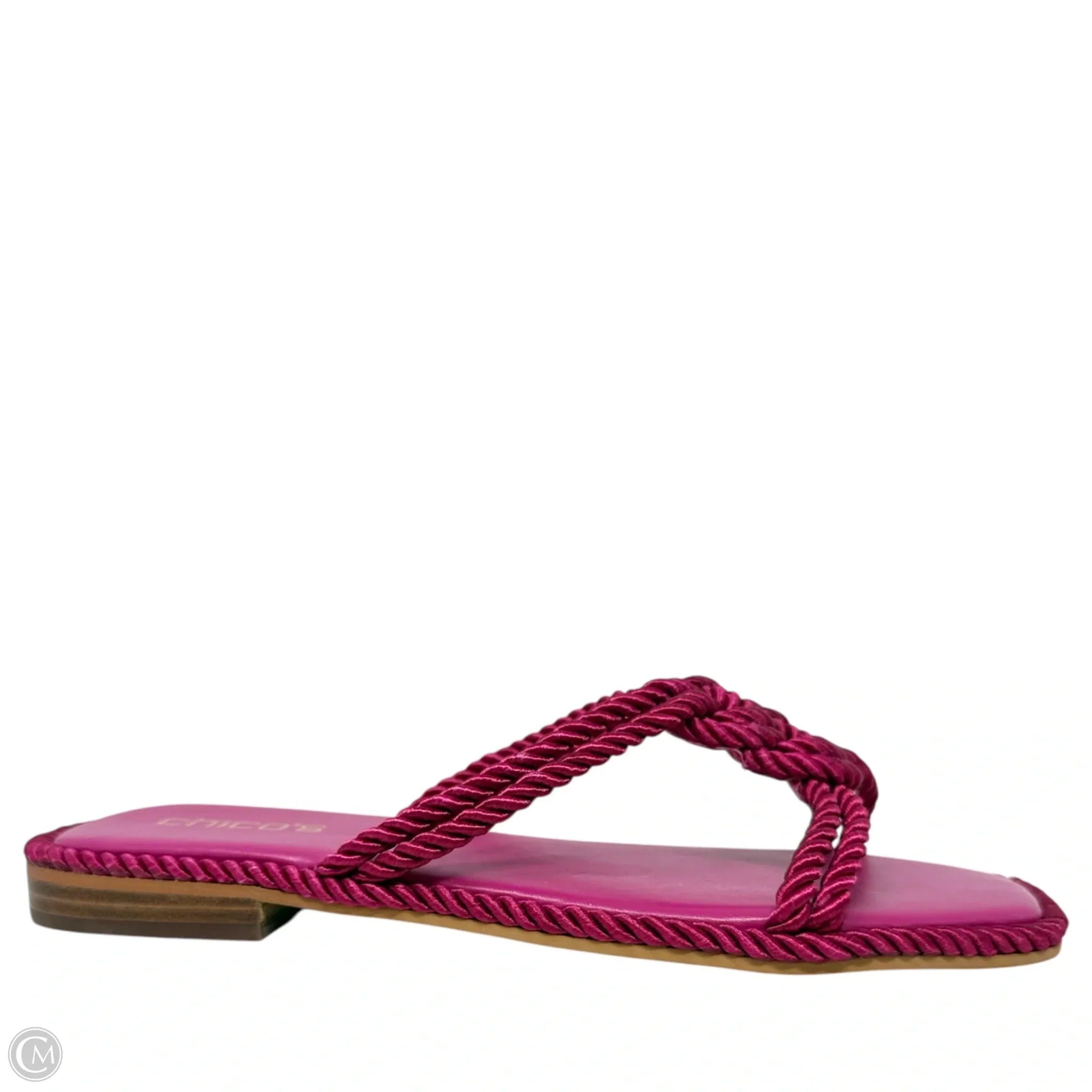 Chico's Athena Comfortable Pink Sandals for Women - Size 9 | Casual Summer Walking Shoes for Beach, Vacation & Everyday Wear
