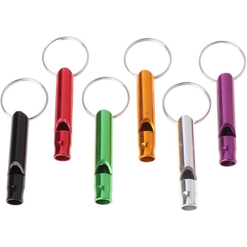 5Pcs Metal Dog Training Whistles for Small & Large Pets - Silent Dog Whistle to Stop Barking & Recall Training | Perfect for Obedience, Hunting & Outdoor Adventures