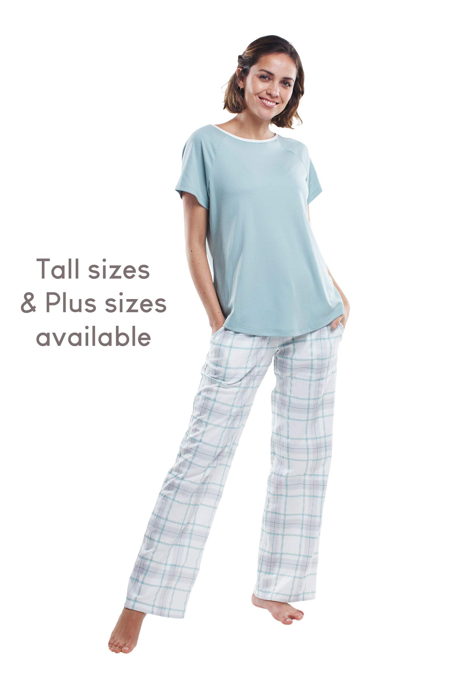 Premium Pima Cotton Women's Pajama Set - Ultra Soft Short Sleeve Sleepwear for Women | Perfect for Summer Nights & Lounge Wear