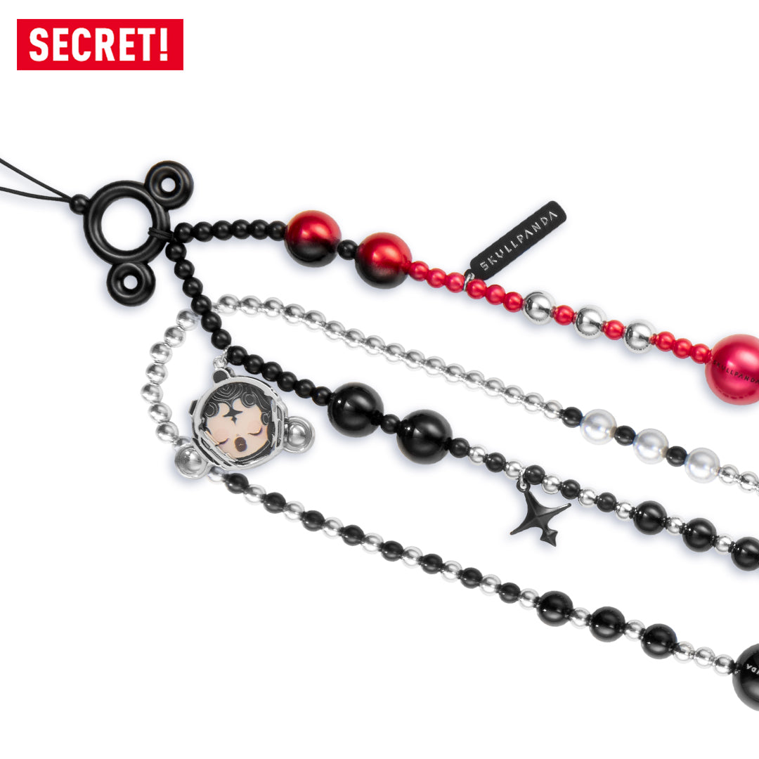POP MART SKULLPANDA The Sound Series Blind Box with Long Hanging Chain - Cute Collectible Vinyl Figure for Desk Decor, Gift for Music Lovers & Anime Fans