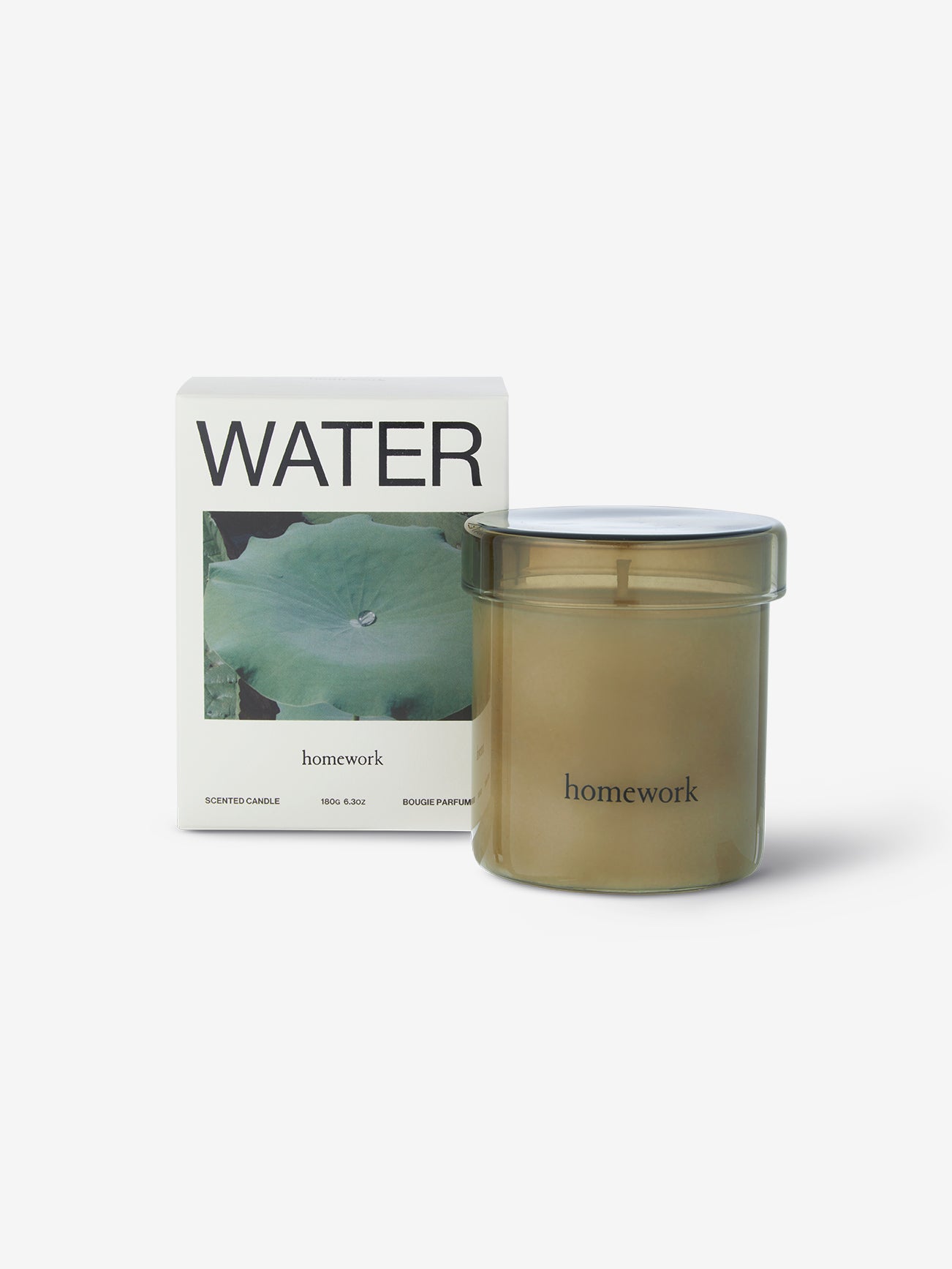 Homework Regular Candle Water - Premium Scented Candles for Relaxation & Focus - Perfect for Study Sessions, Meditation & Home Decor