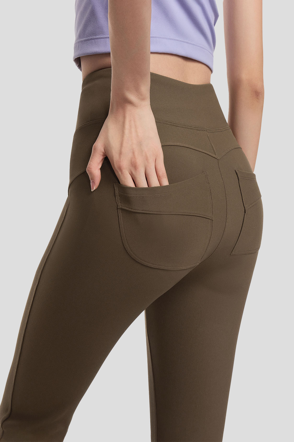 FlexFit Women's High Waist Yoga Pants - Tummy Control Workout Leggings for Running, Gym & Lounge Wear