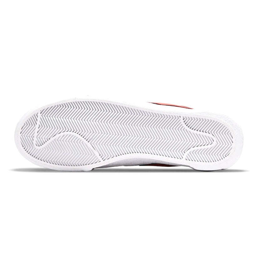 KAWS x Nike x Sacai Blazer Low Sneakers - Team Red/Hot Lava/White Colorway - Limited Edition Collaboration Shoes for Streetwear & Sneaker Collectors