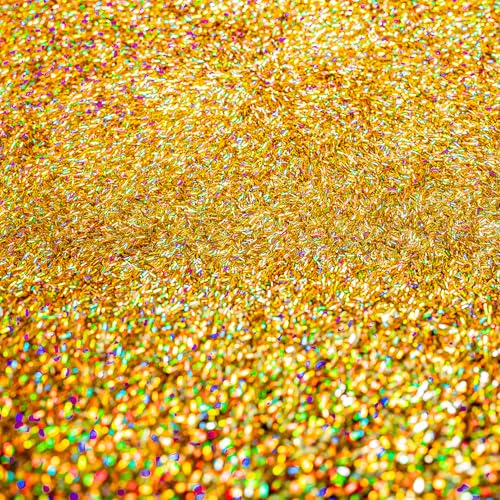 Gold Holographic Fibre Strands