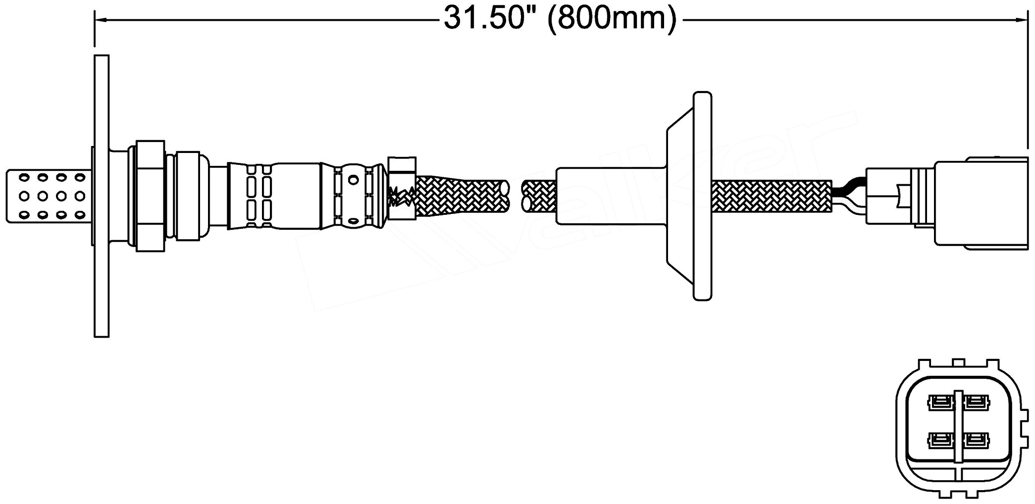 ACDelco Gold 213-3032 Heated Oxygen Sensor - High Performance O2 Sensor for GM Vehicles | Improves Fuel Efficiency & Emissions | Perfect for Chevy, GMC, Buick, Cadillac Models