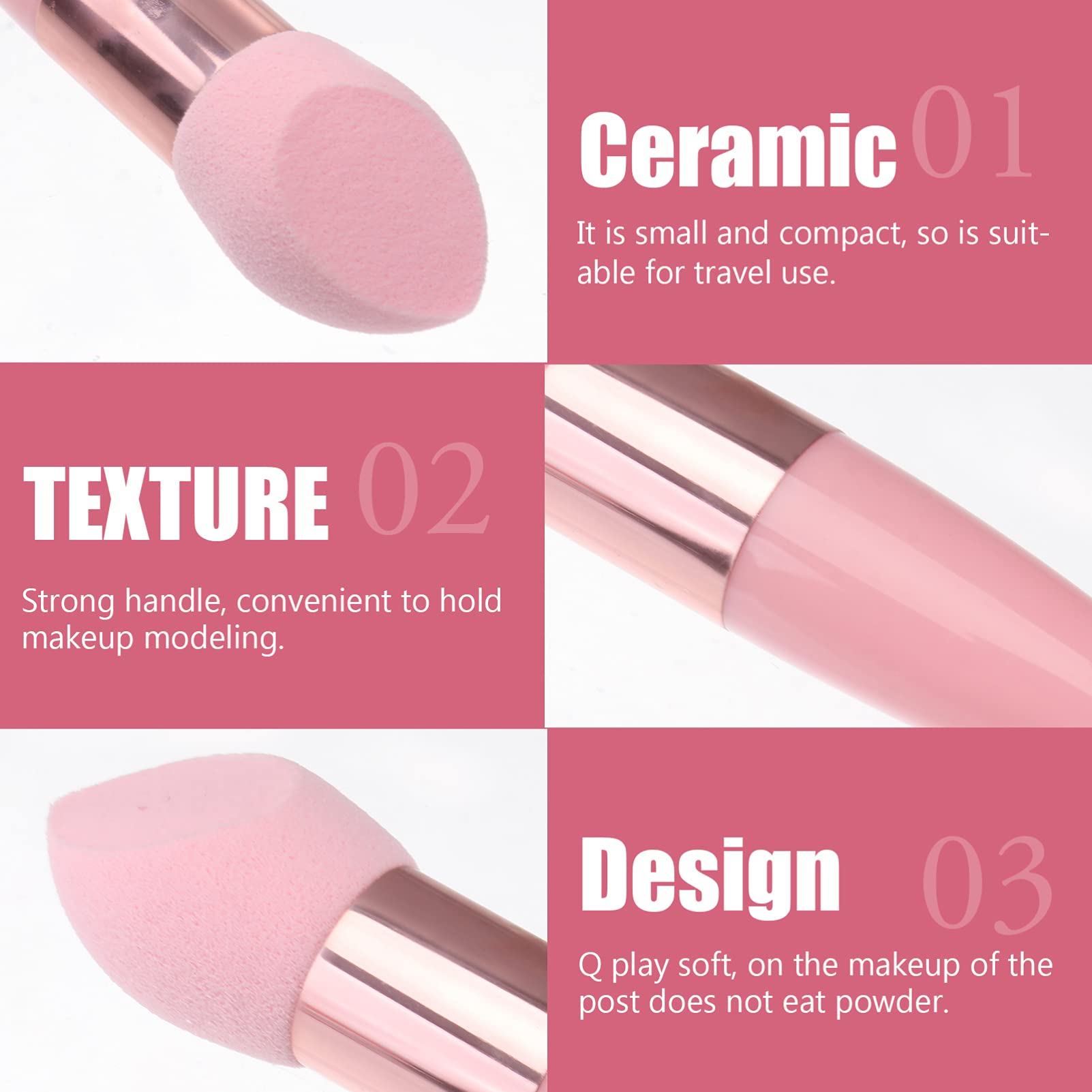 FOMIYES 9-Piece Makeup Sponge Set - Beauty Blender, Mushroom Head Powder Puff & Cosmetic Sponges for Foundation, Concealer & Blending | Travel-Friendly Wet/Dry Makeup Tools for Flawless Face Makeup Application