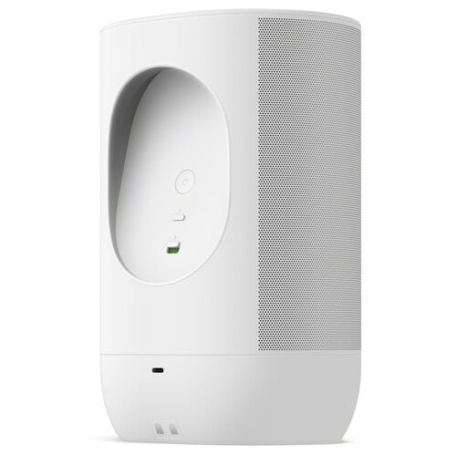 Sonos Move 2 Portable Bluetooth/WiFi Speaker - White | Wireless Outdoor & Indoor Speaker for Home, Party, Travel & Beach