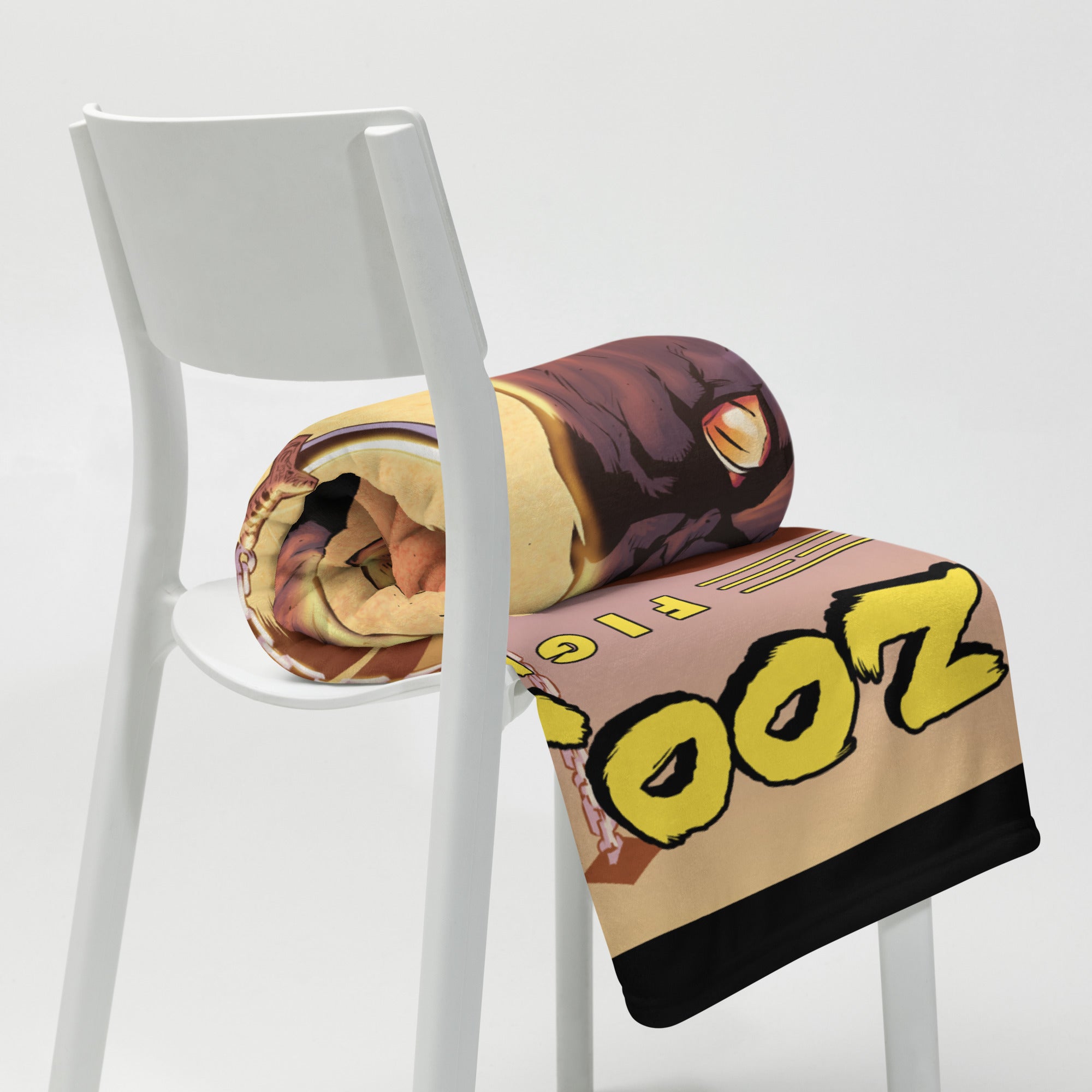 Zoo Jitsu Fighters #2 Cover A Diaz Throw Blanket - Soft Flannel Blanket for Anime Fans, Home Decor, Couch & Bed - Perfect Gift for Martial Arts Enthusiasts