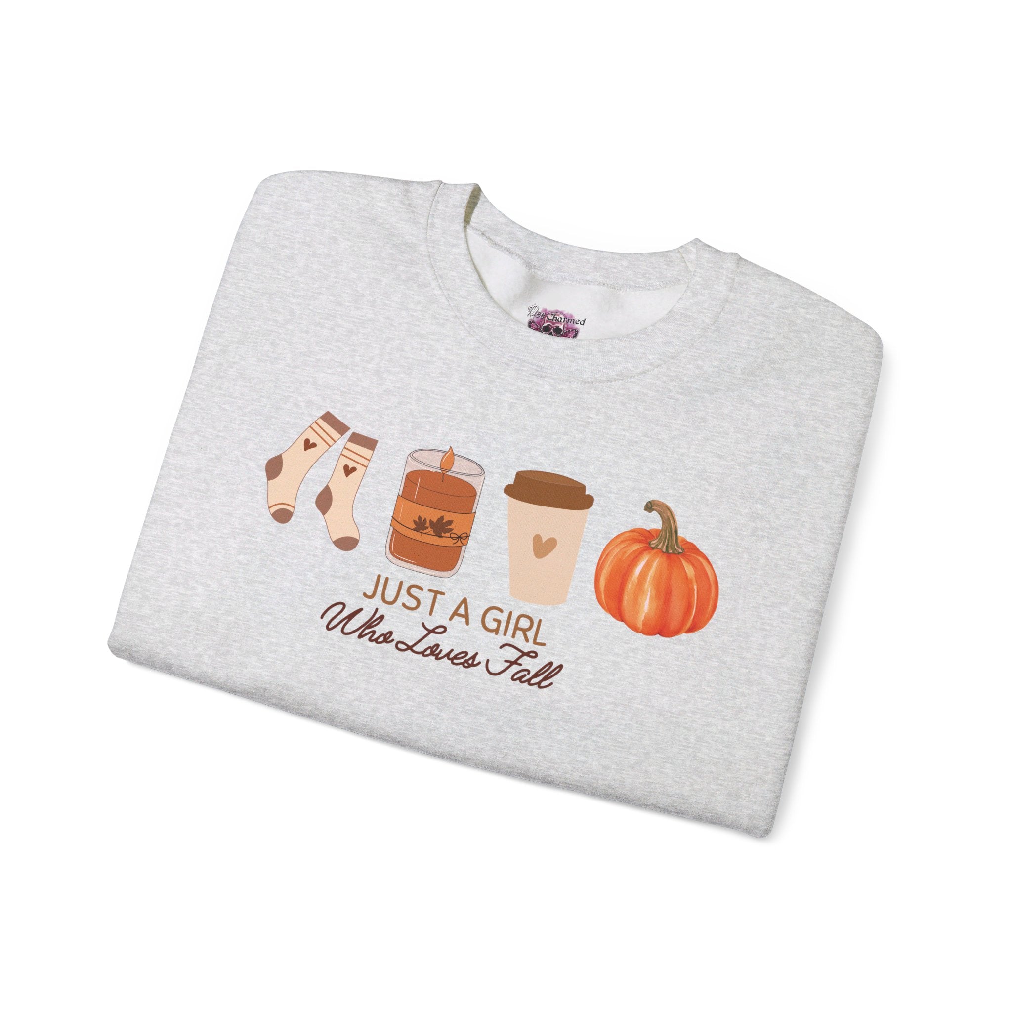 Just a Girl That Loves Fall - Cute Autumn Themed T-Shirt for Women | Perfect for Pumpkin Spice Season, Thanksgiving & Cozy Fall Outfits