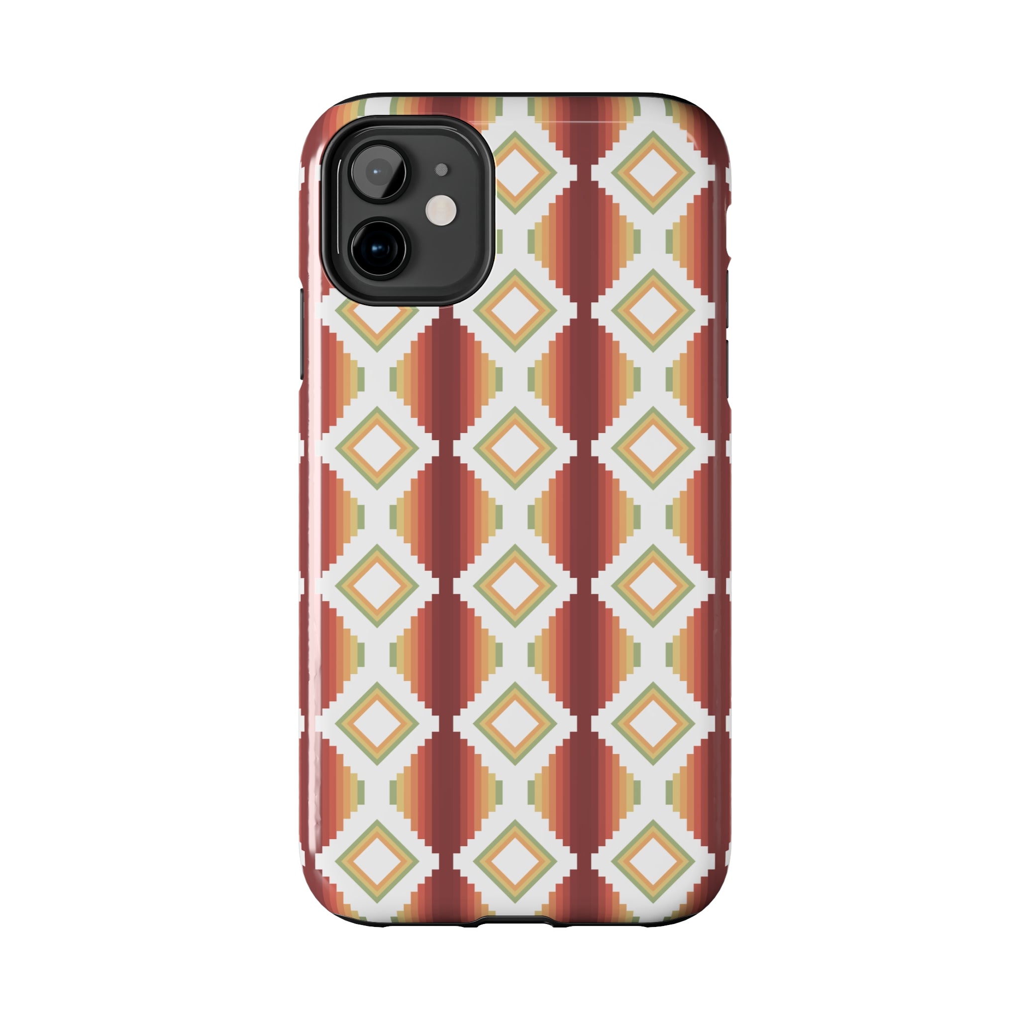 Durable Southwestern Rio Boho Hard Phone Case for iPhone & Samsung - Stylish Protection for Travel & Outdoor Adventures