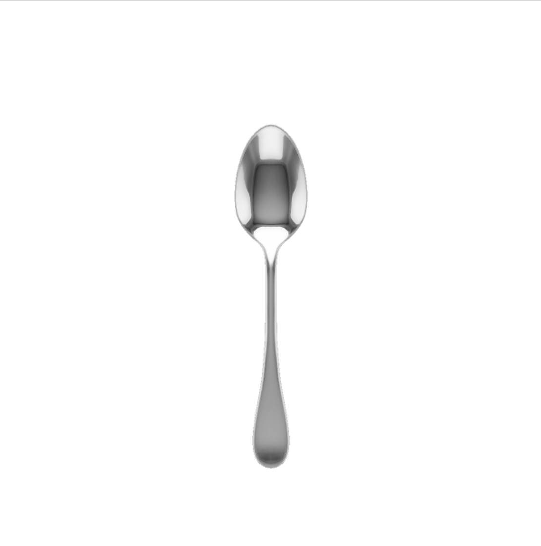 Mepra Brescia Mirror Finish Tea and Coffee Spoon Set - Elegant Stainless Steel Spoons for Hot Beverages, Desserts, and Table Setting