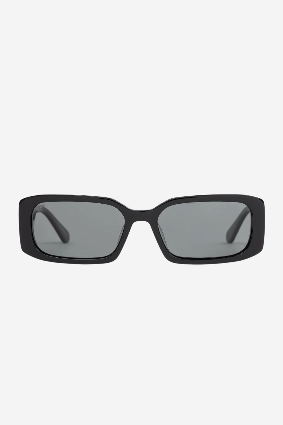 Electro Vision Polarized Sunglasses for Men & Women - Rectangle Black Iron Grey Frame - UV Protection - Perfect for Driving, Beach & Outdoor Activities