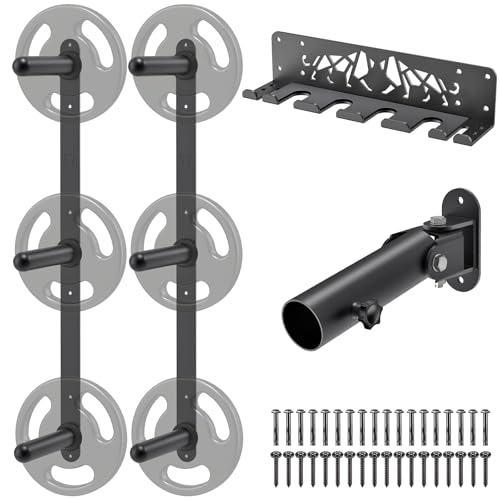 3 Pegs Weight Plate Storage Rack