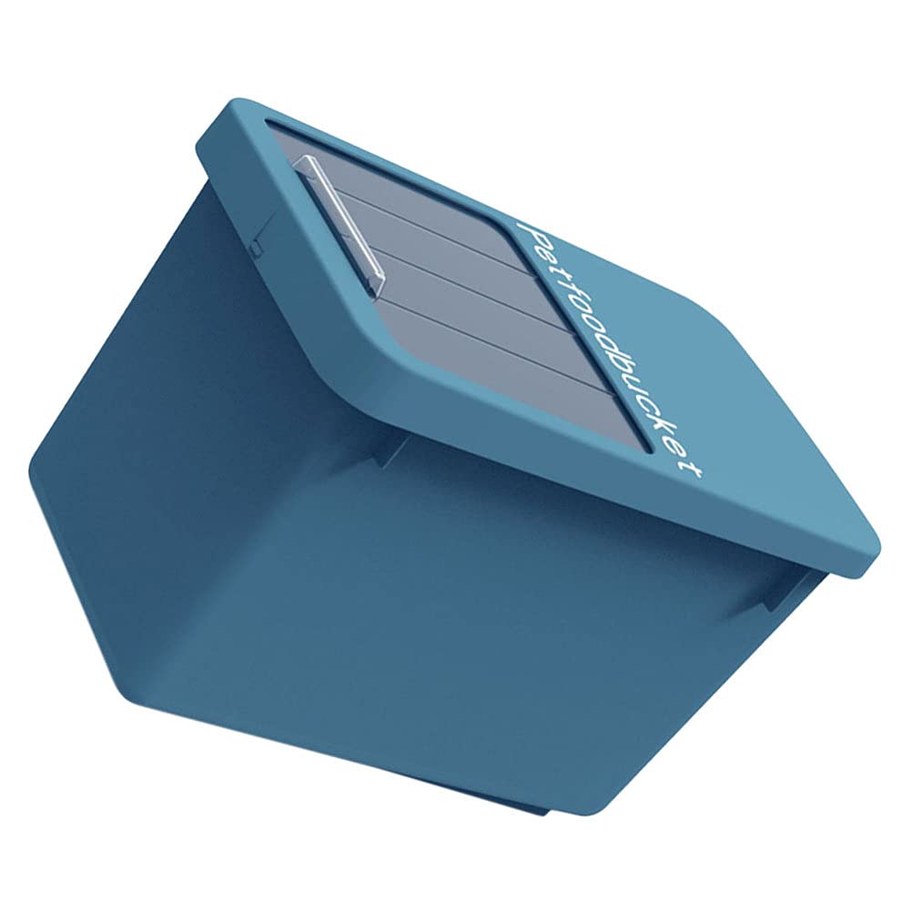 POPETPOP Airtight Pet Food Storage Container with Lids - 5 Gallon Sealed Dog & Cat Food Bin, Grain Storage Barrel for Freshness - Perfect for Kitchen, Pantry & Pet Feeding Areas