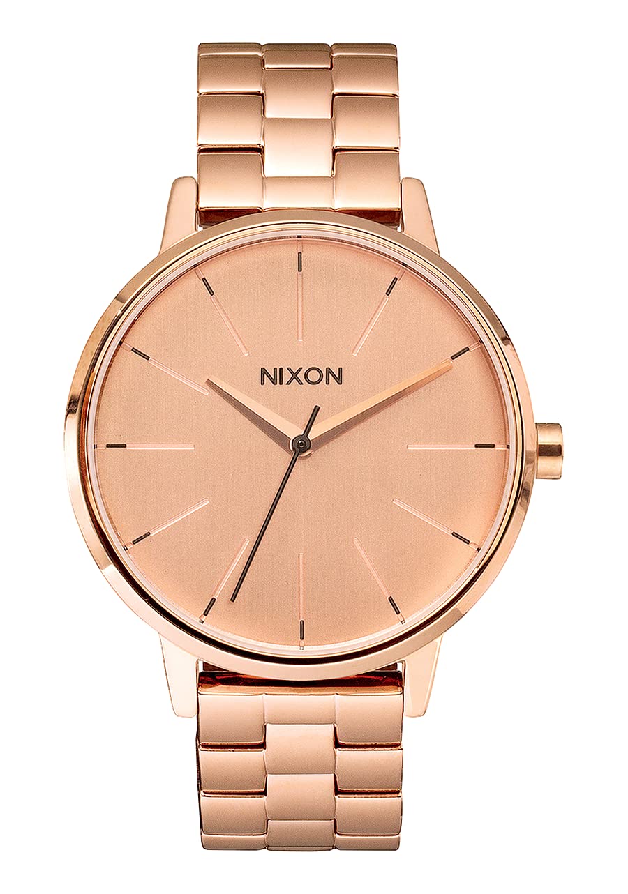 Nixon Kensington A099 Women's Watch - 37mm Face, 16mm Stainless Steel Band, 100m Water Resistant - Perfect for Swimming, Diving & Everyday Wear