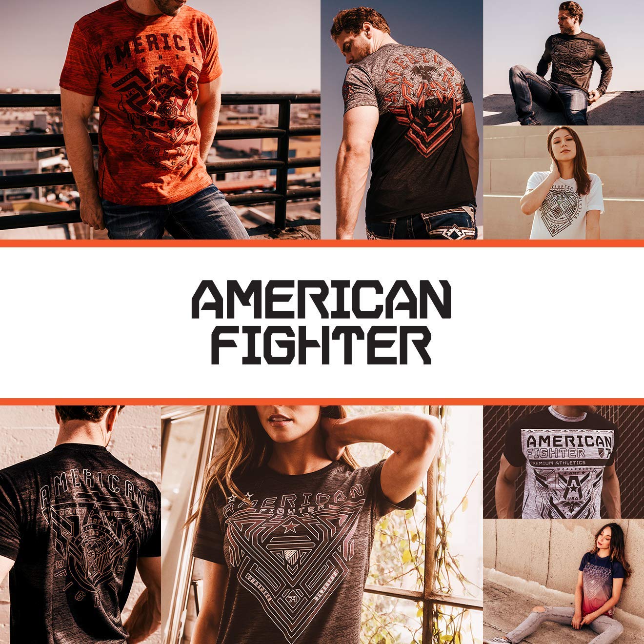 American Fighter Women's Long Sleeve T-Shirts - Comfortable Cotton Tees for Casual Wear, Workout & Street Style