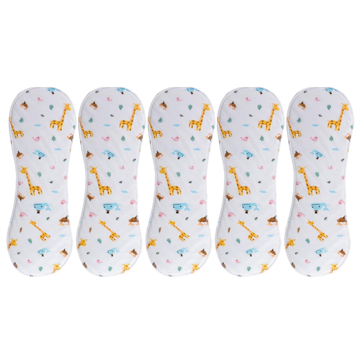 UPKOCH 10 Pack Breathable Cotton Diapers - Soft, Waterproof & Comfortable for Babies | Ideal for Daytime Use, Overnight Protection & Travel Essentials