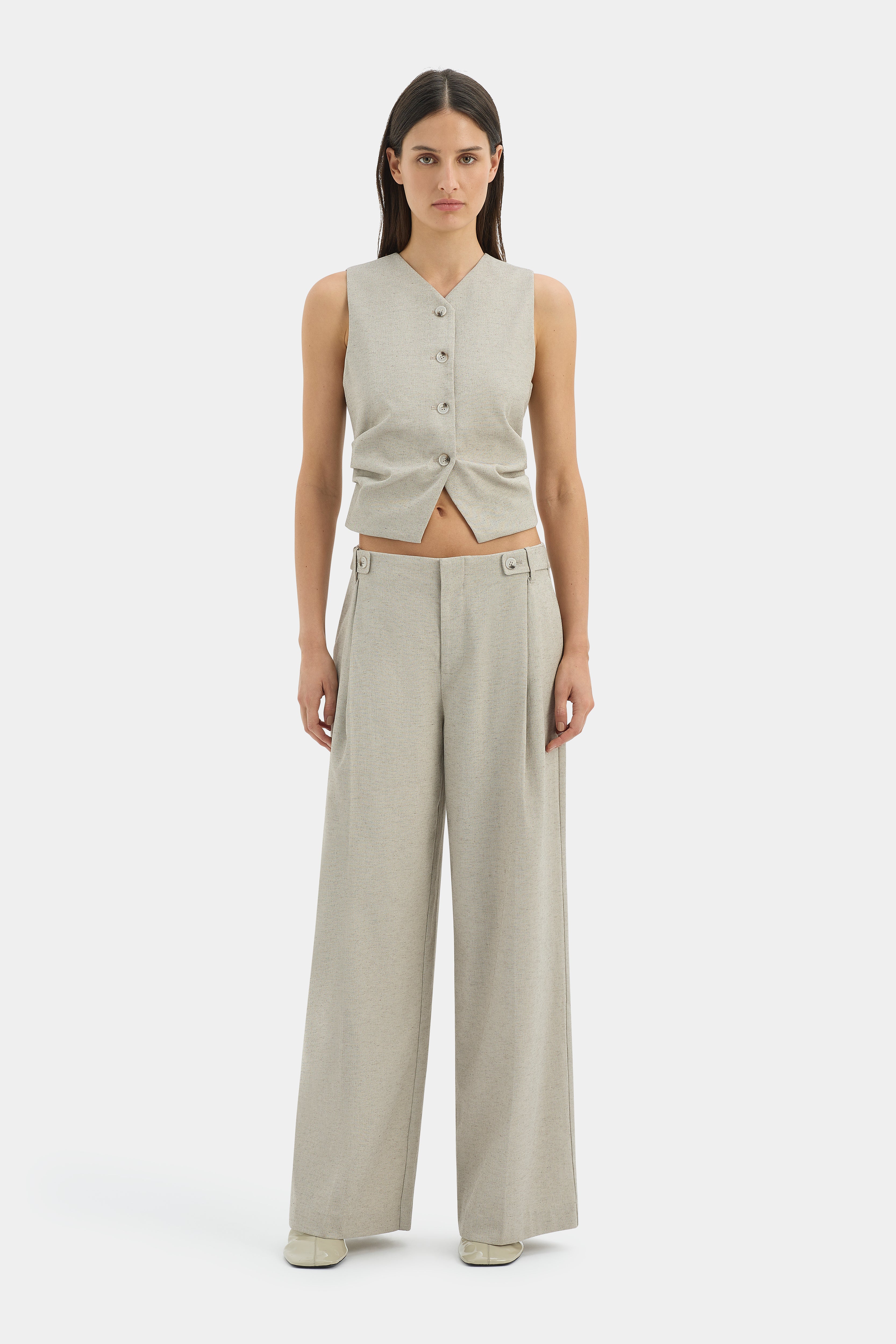 Premium Leone Natural Trousers for Women - Comfortable & Stylish Casual Pants for Work, Travel & Everyday Wear